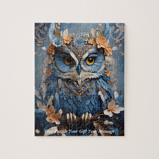 Puzzle Jolie Chouette Boho (Vertical)