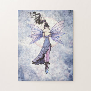 Puzzle Jolie fantaisie d'art de fée violette