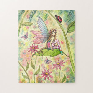 Puzzle Jolie fée et fantaisie artistique coccinelle