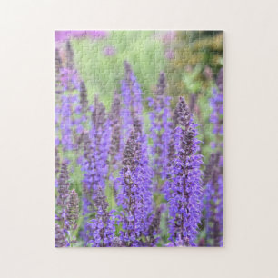 Puzzle Jolie Fleurs violettes Jardin Nature Photographie