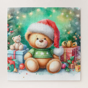 Puzzle Jolie Ours En Teddy Noël