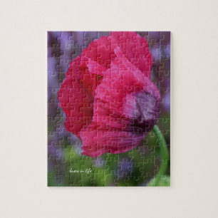 Puzzle Jolie Pic et Pavot Violet Flower