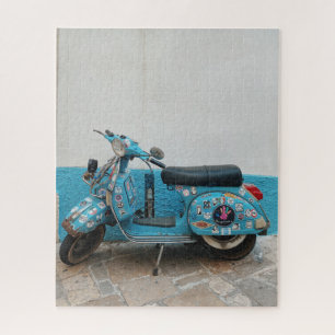 Puzzle Jolie Turquoise Vespa Photographie