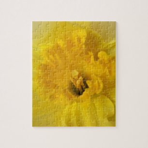 Puzzle jonquille jaune