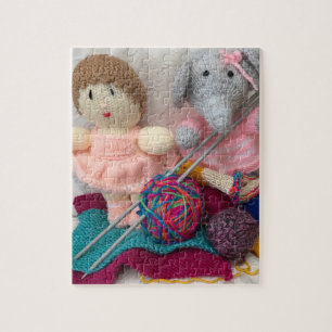 Puzzle Jouets et Tricots en nappes