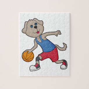 Puzzle Joueur de basket-ball de chien