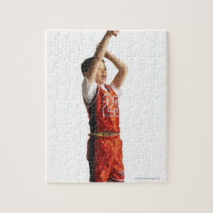 Puzzle joueur de basket masculin d'afro-américain