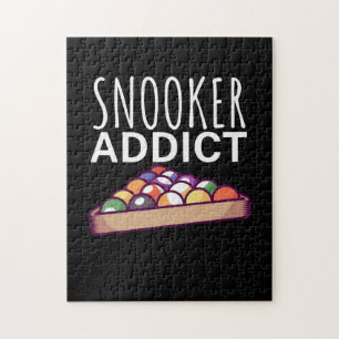 Puzzle Joueur de billard Addict de snooker