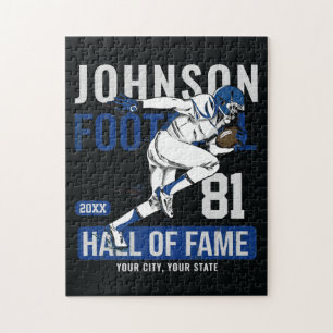 Puzzle JOUEUR DE Football Personnalisé Équipe NUMBER Spor