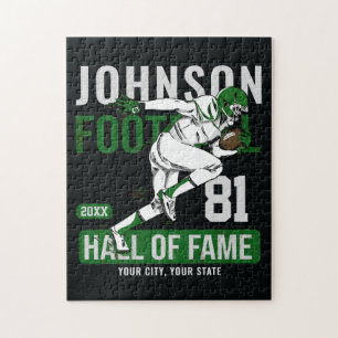 Puzzle JOUEUR DE Football Personnalisé Équipe NUMBER Spor