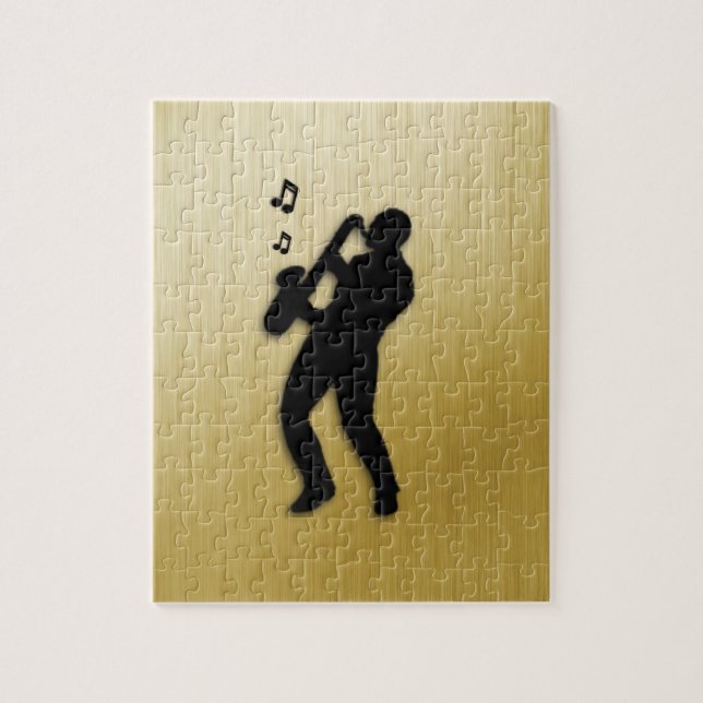 Puzzle Joueur de saxophone (Vertical)