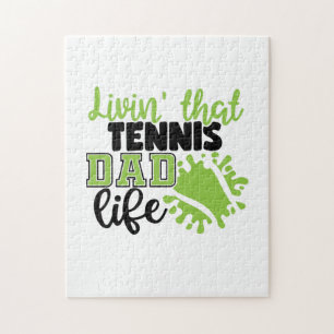 Puzzle Joueur de tennis Vivre cette vie de papa de tenn