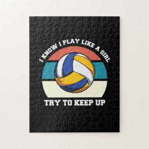 Puzzle Joueur de volley-ball   Je Sais Que Je Joue Comme 