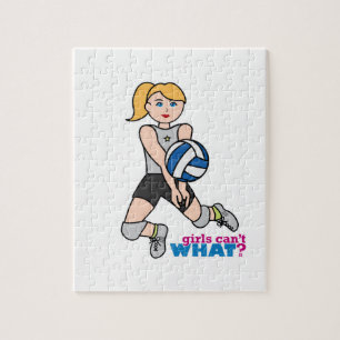Puzzle Joueur de volley-ball - léger/blond