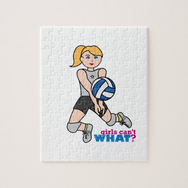 Puzzle Joueur de volley-ball - léger/blond (Vertical)