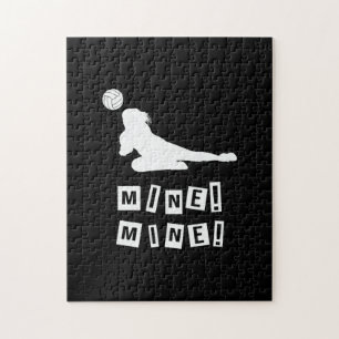 Puzzle Joueur de volley-ball Mine de volleyball