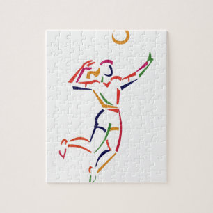 Puzzle Joueur de volleyball féminin