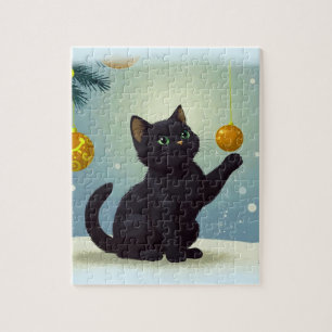 Puzzle Joueur Noël Kitten