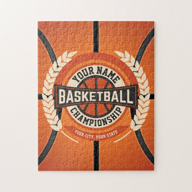 Puzzle Joueur personnalisé de l'équipe de basket-ball Ath (Vertical)