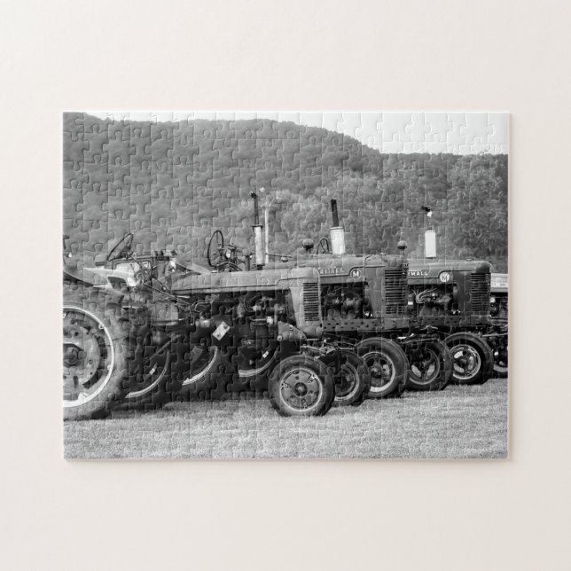 Puzzle Jour à l'Antique Tractor Show Famille Fun Time (Horizontal)