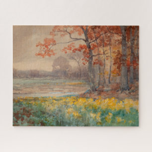 Puzzle Jour des Fleurs Jaunes Gris, 1911