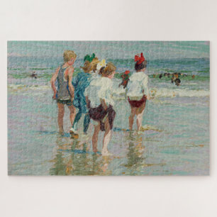 Puzzle Jour d'été à Brighton Beach (par E.H. Potthast)