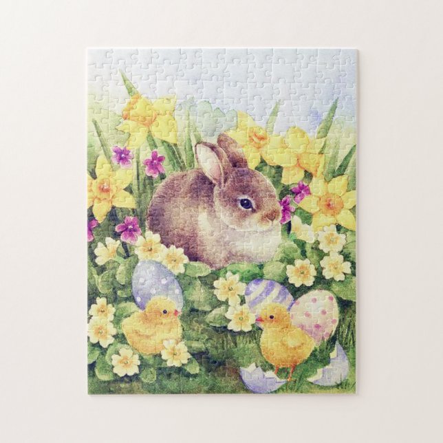 Puzzle Jour férié de Pâques vintage (Vertical)