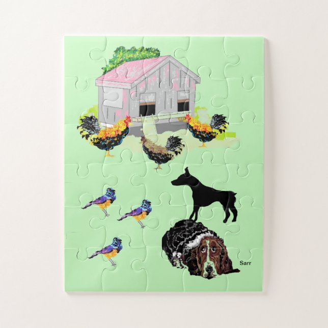 Puzzle : Jour sur le farn (Vertical)