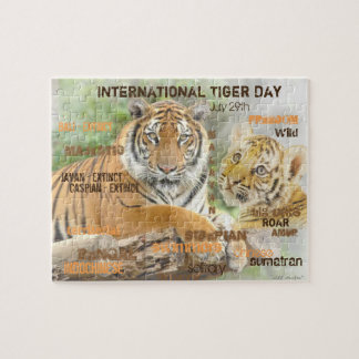 Puzzle Journée internationale du Tigre, 29 juillet, Art d