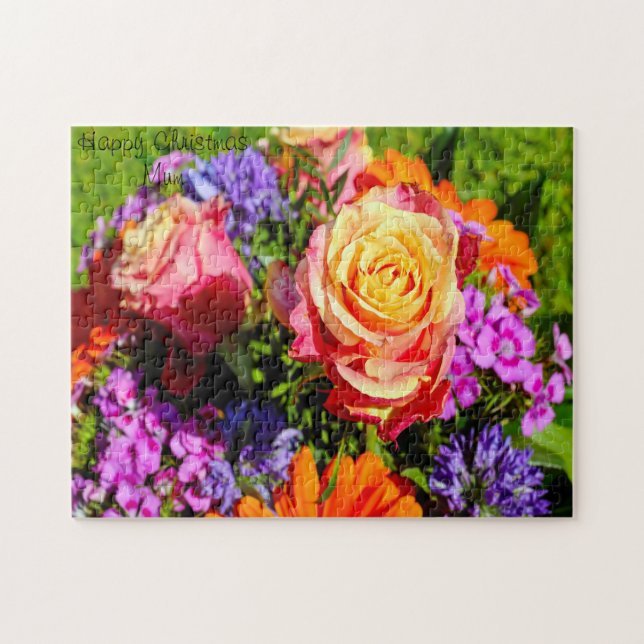 Puzzle Joyeuse maman de Noël. (Horizontal)