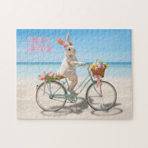 Puzzle Joyeuses Pâques île de Hilton-Head Vélo sur la pla