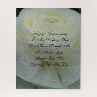 Puzzle Joyeux Anniversaire de Mariage pour Femme