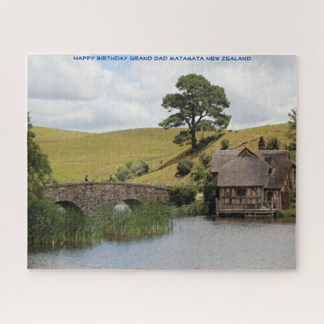 Puzzle Joyeux anniversaire Grand Papa Matamata Nouvelle-Z (Horizontal)