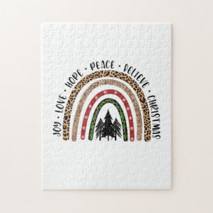 Puzzle Joyeux cadeau de Noël Amour espoir paix