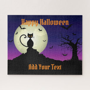 Puzzle Joyeux chat d'Halloween