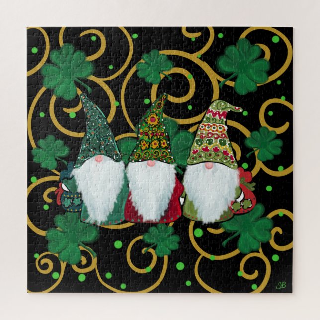 Puzzle Joyeux GNOMES du jour de St. Patty (Vertical)