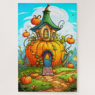 Puzzle Joyeux Halloween   Maison hantée