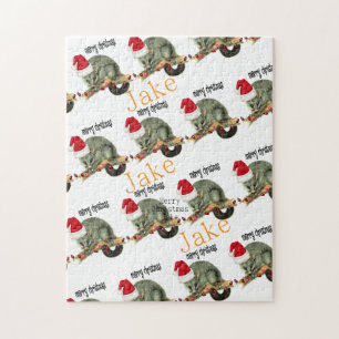 Puzzle Joyeux Noël Opossum de Noël