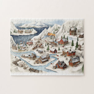 Puzzle Joyeux Noël vintage