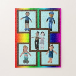 Puzzle - Junge und Mädchen