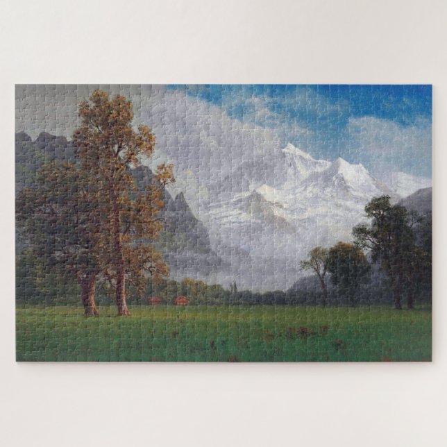Puzzle Jungfrau, Albert Bierstadt (Horizontal)
