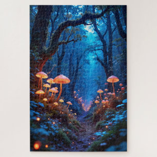 Puzzle Jungle de rêve avec flore bioluminescente