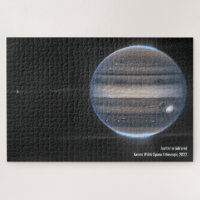Jupiter en infrarouge, télescope spatial James Web