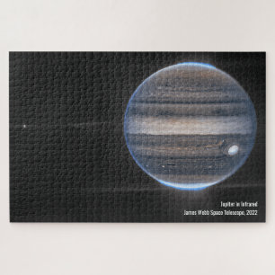 Puzzle Jupiter en infrarouge, télescope spatial James Web