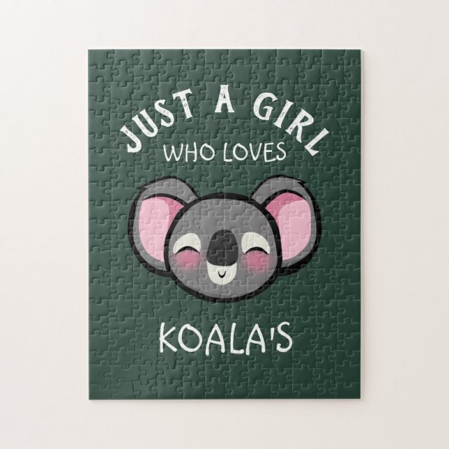 Puzzle Juste une fille qui aime celle de Koala (Vertical)