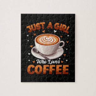 Puzzle Juste une fille qui aime le café