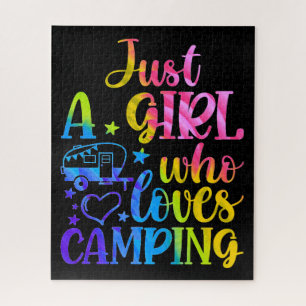Puzzle Juste Une Fille Qui Aime Le Camping