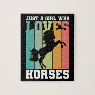 Puzzle Juste une fille qui aime les chevaux Horse Girl