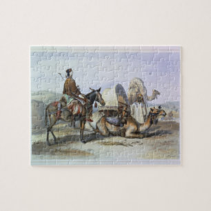 Puzzle Kafila avec un chameau soutenant un Hodesh,