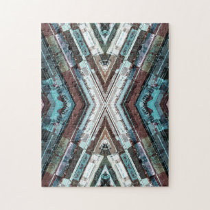 Puzzle Kaleidoscope Brown Et Bleu